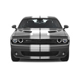Dual 11" w/pins Racing Stripes Self Healing Vinyl fits Dodge Challenger 08 - 23