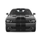 Dual 11" w/pins Racing Stripes Self Healing Vinyl fits Dodge Challenger 08 - 23