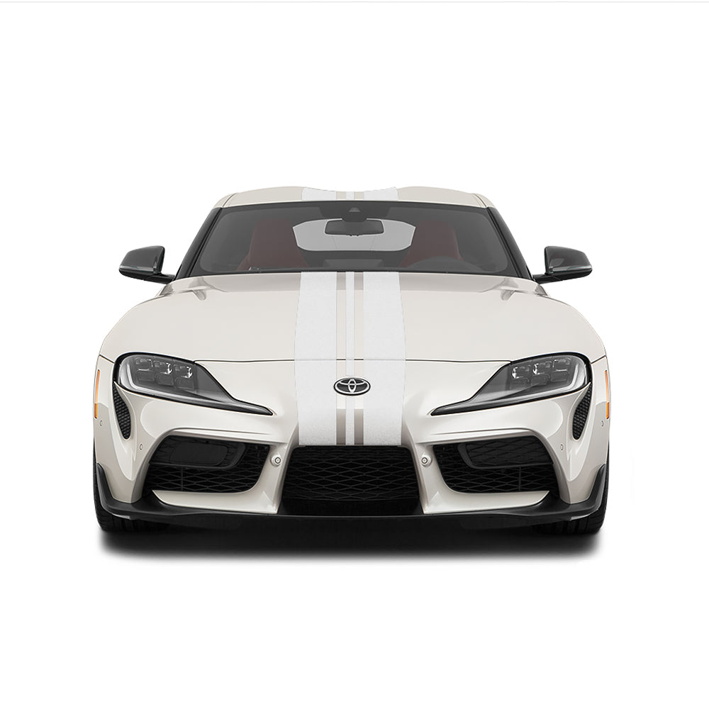 Triple Racing Stripes Self Healing Vinyl fits Toyota Supra 2019+