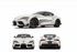 Triple Racing Stripes with Graphics Self Healing Vinyl fits Toyota Supra 2019+