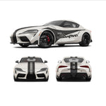 Triple Racing Stripes with Graphics Self Healing Vinyl fits Toyota Supra 2019+
