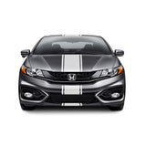 10" Racing Stripe w/pins Self Healing Vinyl fits Honda Civic Coup 2012 to 2015