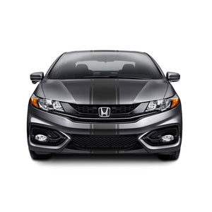 10" Racing Stripe w/pins Self Healing Vinyl fits Honda Civic Coup 2012 to 2015
