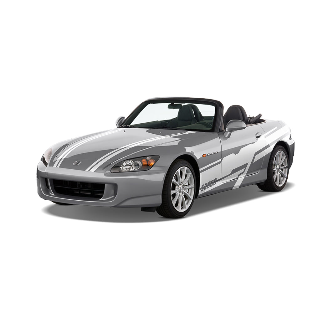 Razor Racing Stripes & Graphics Self Healing Vinyl fits Honda S2000 2003 to 2009