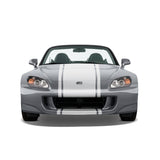 20" Racing Stripes w/pins Self Healing Vinyl fits Honda S2000 2003 to 2009