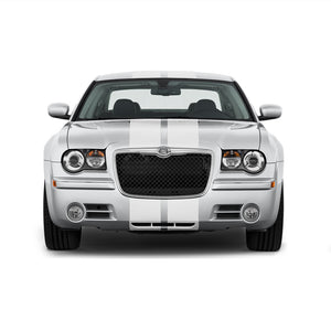 Dual 10" Racing Stripes Self Healing Vinyl fits Chrysler 300 2005 to 2010