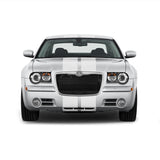 Dual 10" Racing Stripes Self Healing Vinyl fits Chrysler 300 2005 to 2010