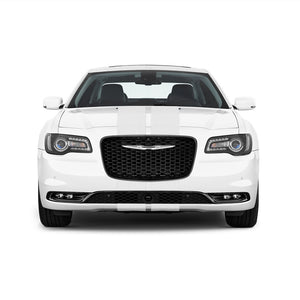 Dual 10" Racing Stripes Self Healing Vinyl fits Chrysler 300 2011 to 2020