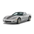 Dual 12" Racing Stripes Self Healing Vinyl fits Chevy Corvette C6 ZR1 2005 to 13