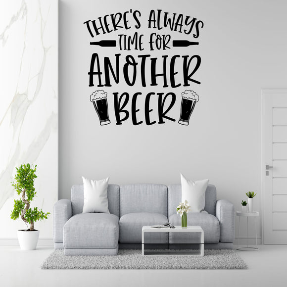 a wall with a large text that says 