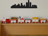 Cityscape Detroit Vinyl Decal Removable Matte Finish Skyline Decore for Indoor Walls Fusion Decals