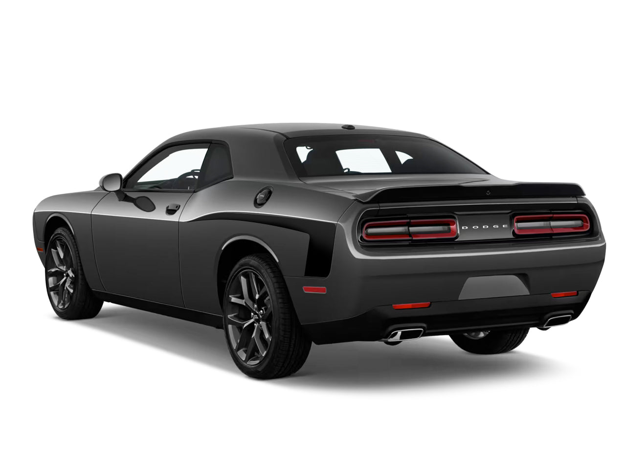 Retro Quarter Panel Solid Stripes Decal Kit Fits Dodge Challenger 2015 - 2023