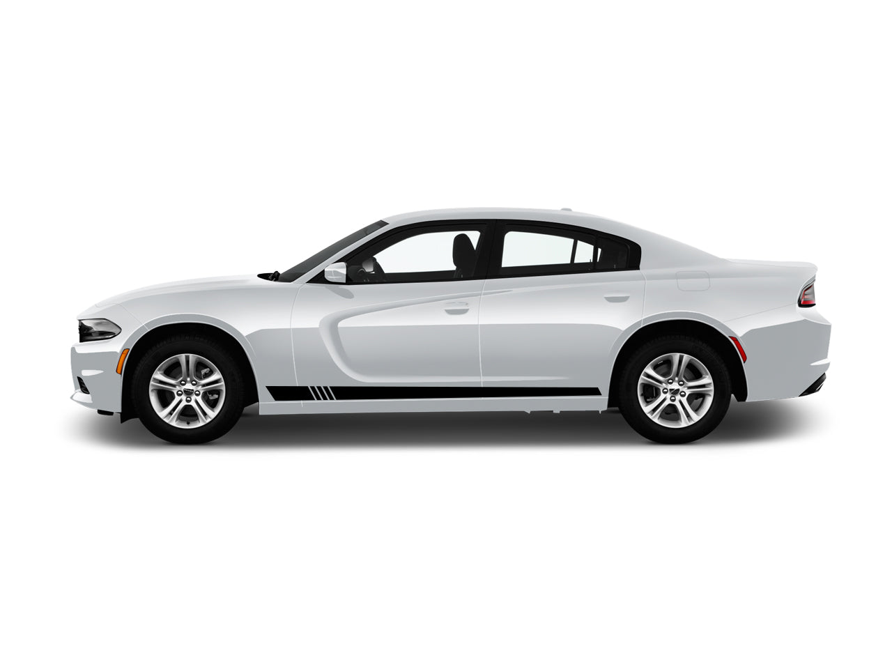 a white car is shown on a white background