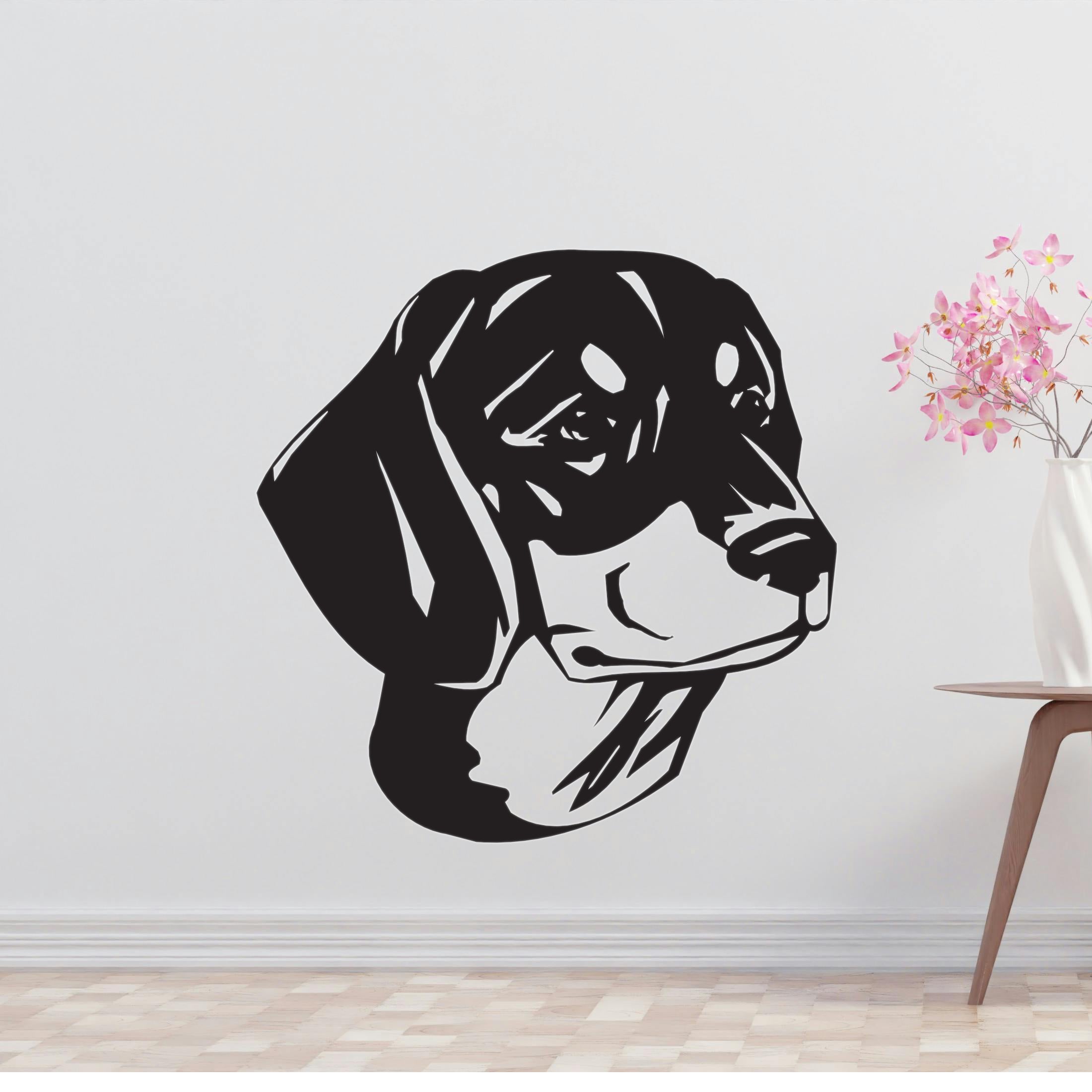 Slovensky Kopov Dog Removable Vinyl Decal Matte Finish Home Decor for Indoor Walls