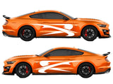Arc Slash Air Release Livery Kit #11 Fits Ford Mustang 2015 - 2023 Fusion Decals