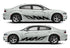 Jagged Slash Side Livery Air Release Vinyl Decal Kit #11 Fits Dodge Charger 2011-2023 Fusion Decals