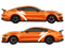 Ford Mustang vinyl livery stripe kit, racing stripe kit detail