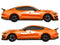 Ford Mustang vinyl livery stripe kit, racing stripe kit detail