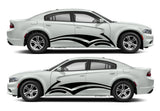 Swooping Arrowhead Side Livery Air Release Vinyl Decal Kit #13 Fits Dodge Charger 2011-2023 Fusion Decals