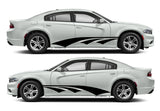 Double Slice Blade Side Livery Air Release Vinyl Decal Kit #14 Fits Dodge Charger 2011-2023 Fusion Decals