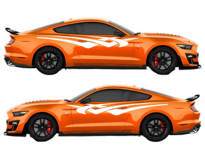 Lightning Streak Racing Style Air Release Livery Kit #15 Fits Ford Mustang 2015-2023 Fusion Decals