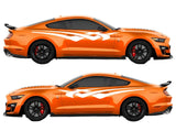 Lightning Streak Racing Style Air Release Livery Kit #15 Fits Ford Mustang 2015-2023 Fusion Decals