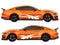 Ford Mustang vinyl livery stripe kit, racing stripe kit detail