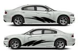 Double Slice Blade Side Livery Air Release Vinyl Decal Kit #16 Fits Dodge Charger 2011-2023 Fusion Decals
