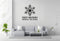 Frost Advisory Wall Decal - Wear All The Layers Frost Crystal Silhouette Vinyl Sticker