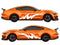 Ford Mustang vinyl livery stripe kit, racing stripe kit detail
