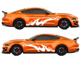 Flame Style Racing Air Release Livery Kit Fits Ford Mustang 2015 - 2023 Fusion Decals