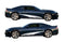 Chevrolet Camaro vinyl livery stripe kit, racing stripe kit detail