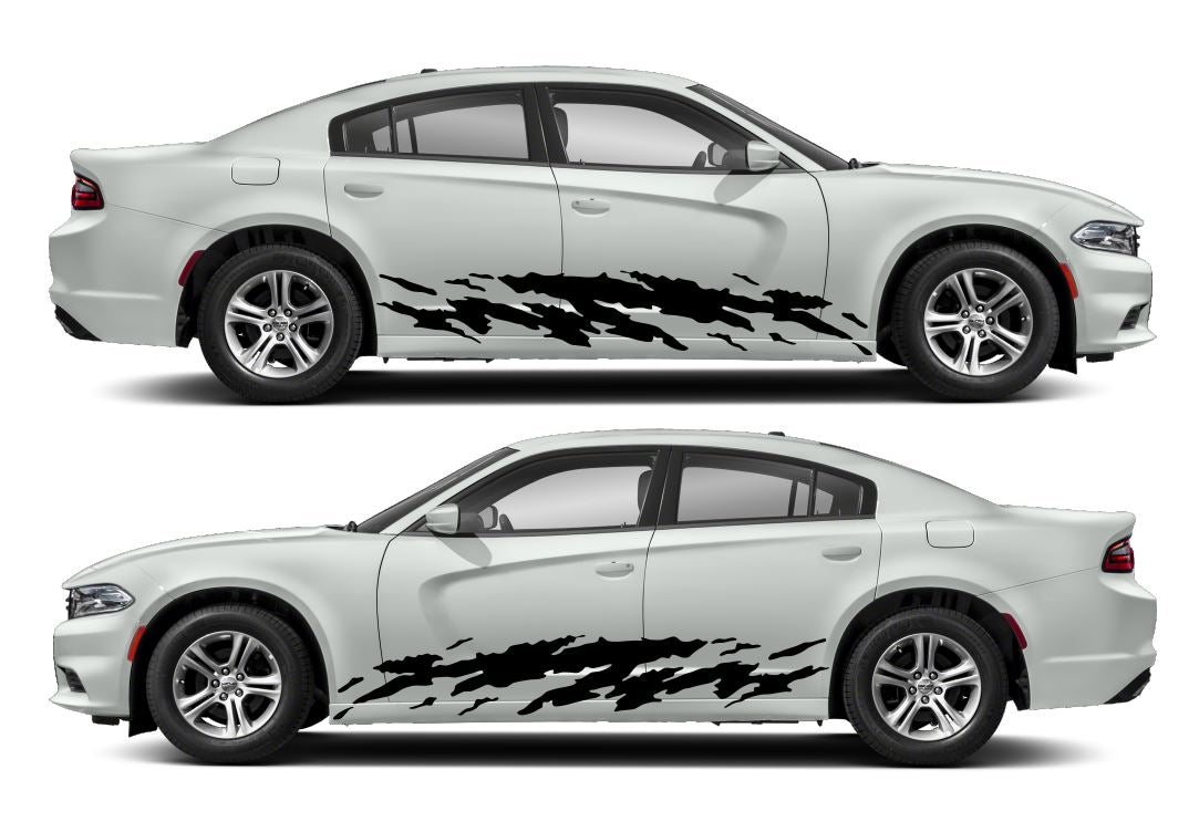 Camo Side Livery Air Release Vinyl Decal Kit #1 Fits Dodge Charger 2011-2023 Fusion Decals