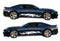 Chevrolet Camaro vinyl livery stripe kit, racing stripe kit detail