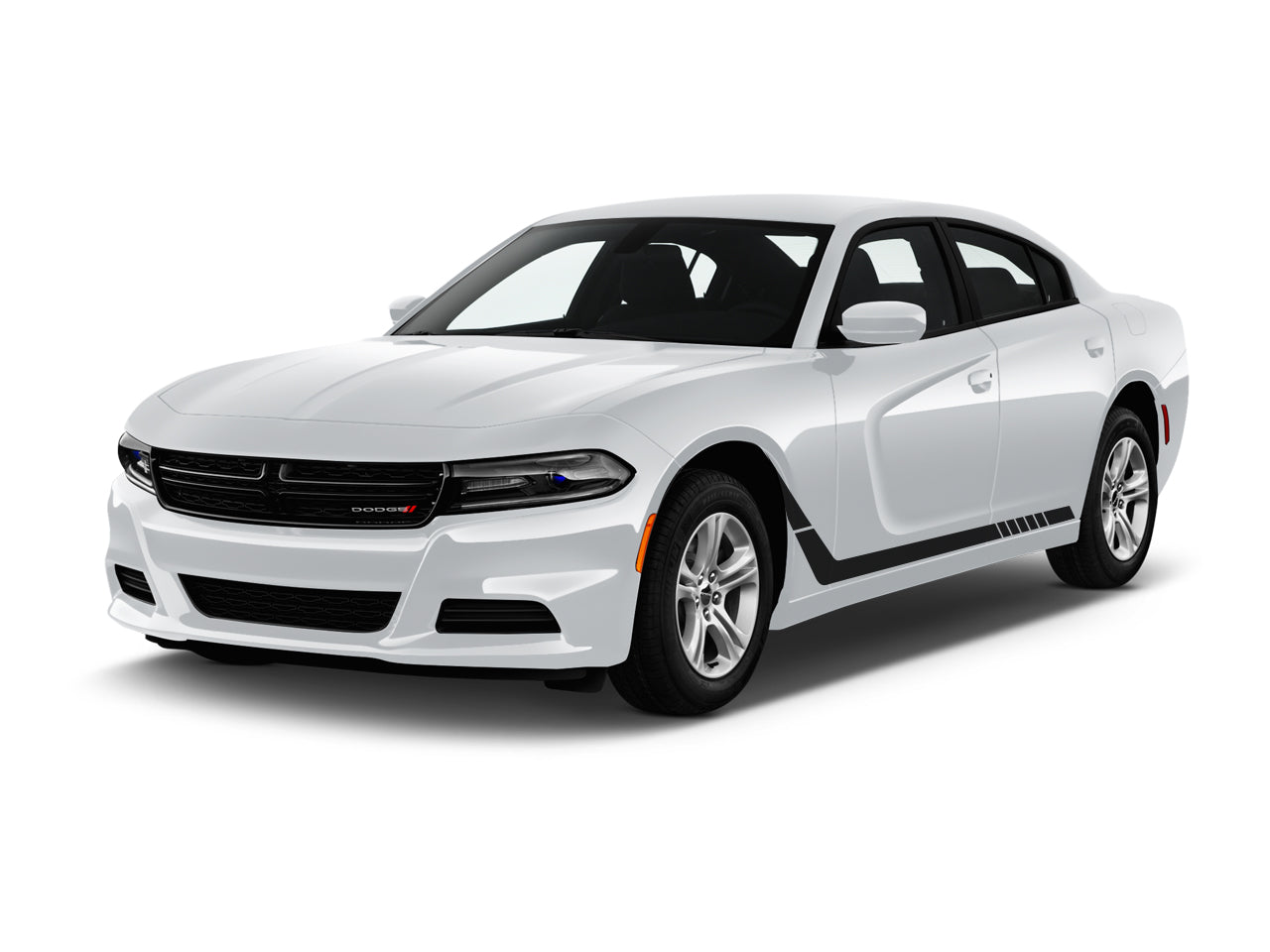a white car on a white background
