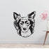 Spitz Mix Dog Removable Vinyl Decal Matte Finish Home Decor for Indoor Walls