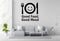 Good Food Good Mood Removable Vinyl Decal for Indoor Walls