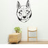 Shikoku Dog Removable Vinyl Decal Matte Finish Home Decor for Indoor Walls