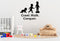 Crawl. Walk. Conquer. - Funny Baby Room Wall Decal Vinyl Sticker Removable