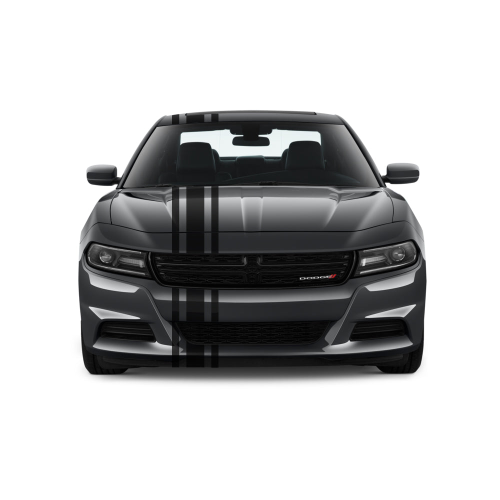 Racing Stripes & pinstripes [3x] 2" , 5", 2" x 68" Self Healing Vinyl Fits All Vehicles