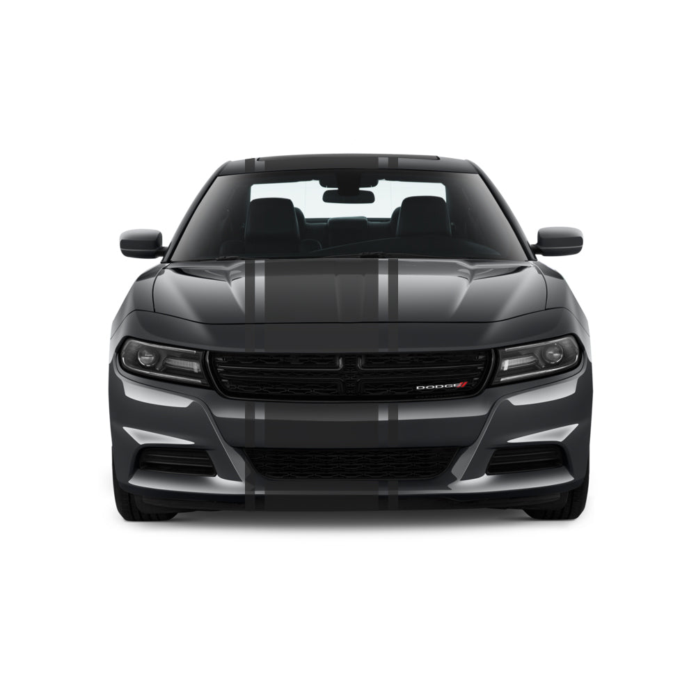 Racing Stripes & pinstripes [3x] 2" , 23", 2" x 68" Self Healing Vinyl Fits All Vehicles