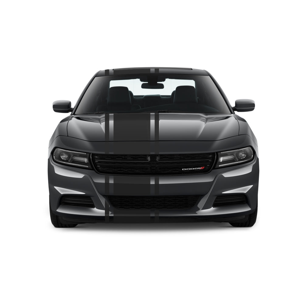 Racing Stripes & pinstripes [3x] 2" , 17", 2" x 70" Self Healing Air Release Vinyl Fits All Vehicles