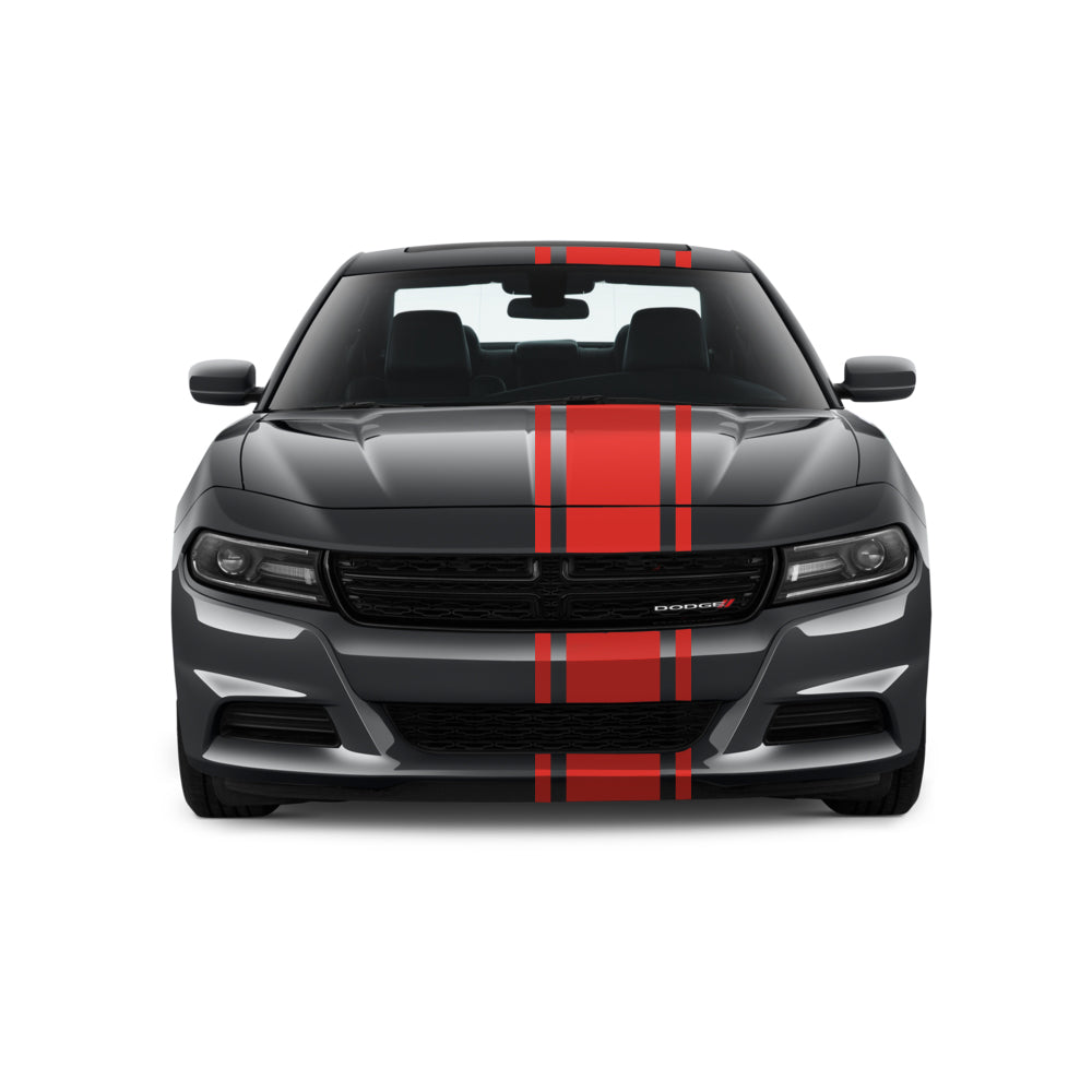 Racing Stripes & pinstripes [3x] 2" , 13", 2" x 68" Self Healing Vinyl Fits All Vehicles