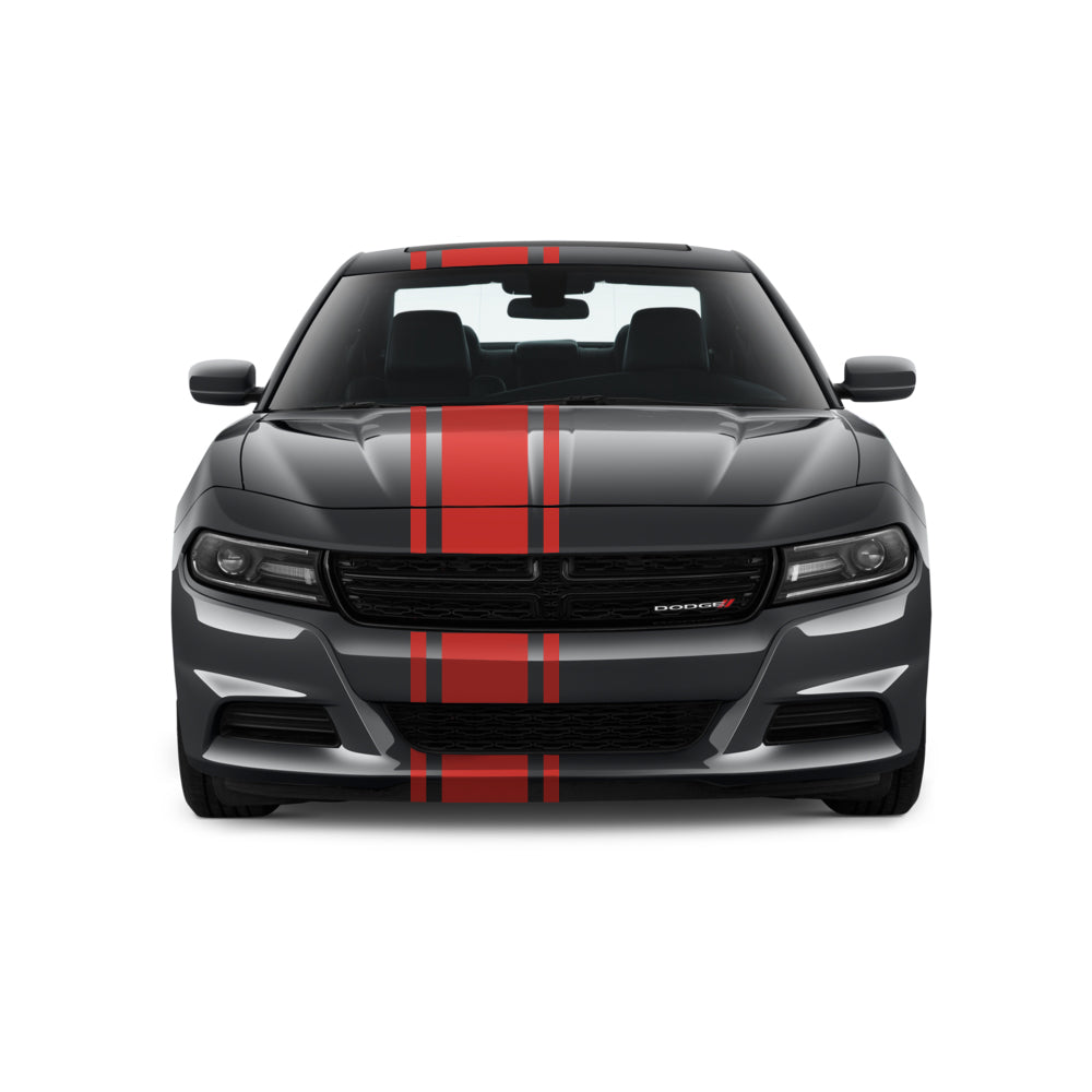 Racing Stripes & pinstripes [3x] 2" , 11", 2" x 68" Self Healing Vinyl Fits All Vehicles