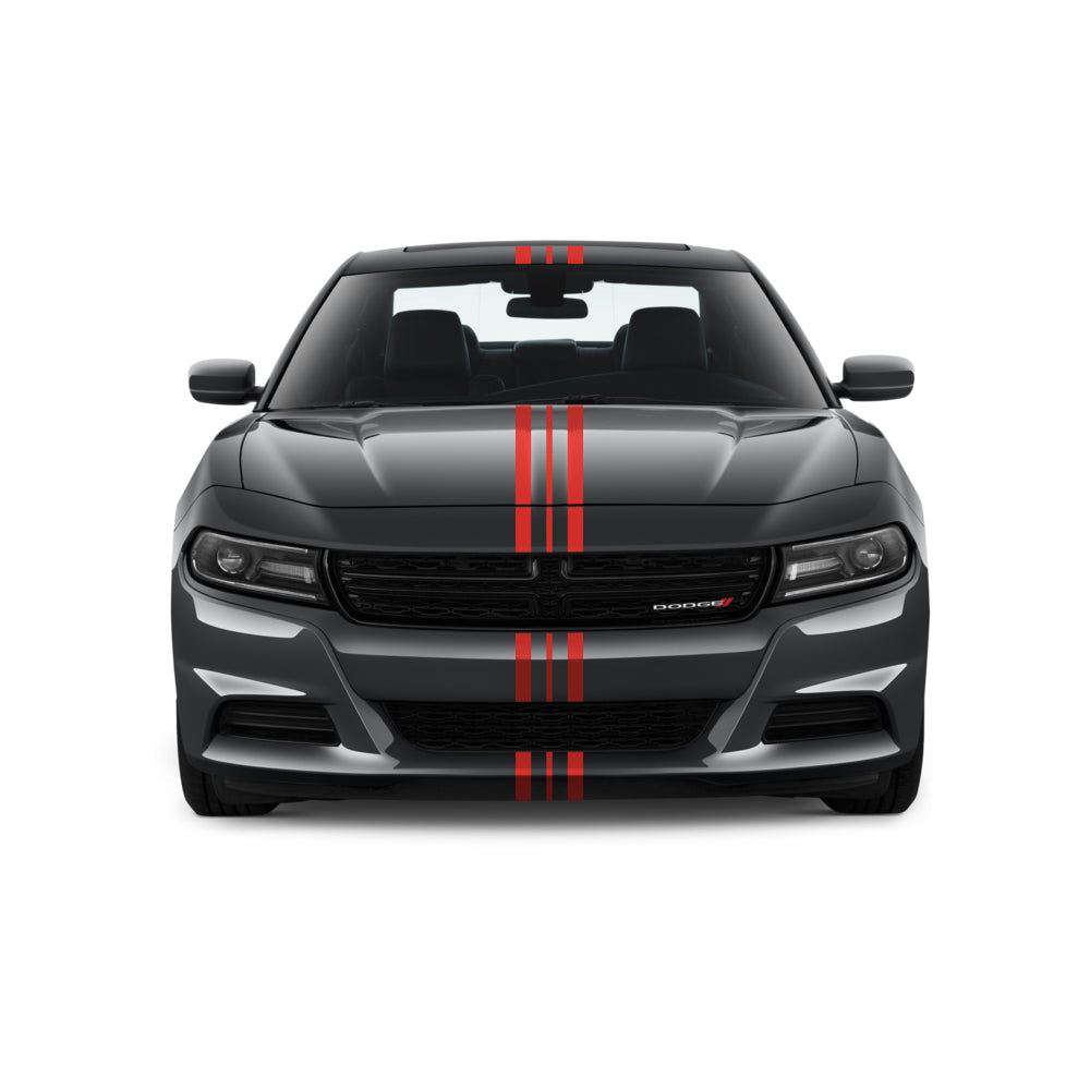 Racing Stripes & pinstripes [3x] 2" , .75", 2" x 68" Self Healing Vinyl Fits All Vehicles