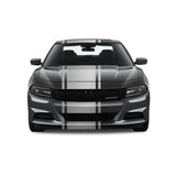 Racing Stripes & pinstripes [3x] 2" , 23", 2" x 70" Self Healing Air Release Vinyl Fits All Vehicles