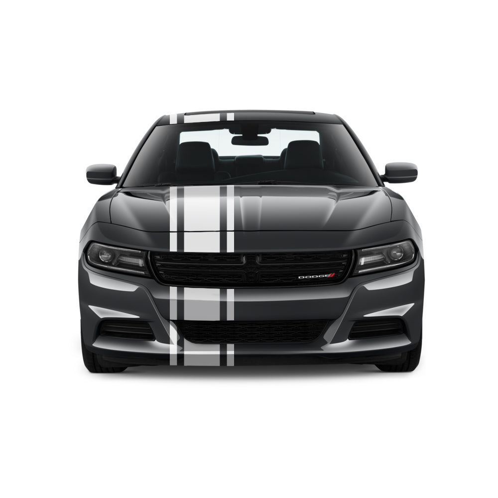 Racing Stripes & pinstripes [3x] 2" , 10", 2" x 70" Self Healing Air Release Vinyl Fits All Vehicles