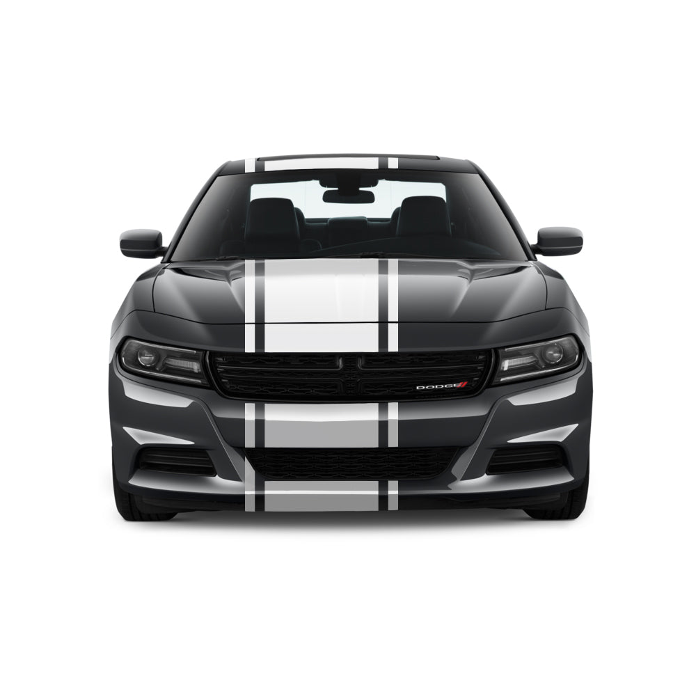 Racing Stripes & pinstripes [3x] 2" , 23", 2" x 70" Self Healing Air Release Vinyl Fits All Vehicles