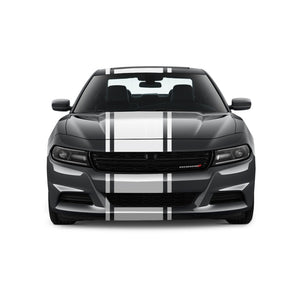 Racing Stripes & pinstripes [3x] 2" , 23", 2" x 70" Self Healing Air Release Vinyl Fits All Vehicles