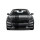 Dual Racing Stripes [3x] 1" , 2", 12" x 68" Self Healing Vinyl Fits All Vehicles